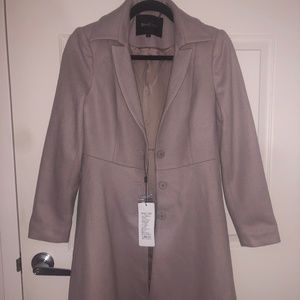 Trench coat grey violet